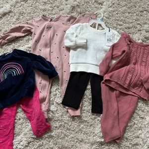 12 month baby girl bundle outfits